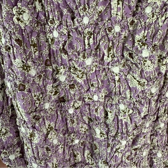 SEA NEW YORK Ida Apron Lilac Midi Dress SZ S - Picture 6 of 10